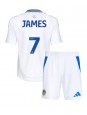 Leeds United Daniel James #7 Replika Hemmakläder Barn 2024-25 Kortärmad (+ byxor)